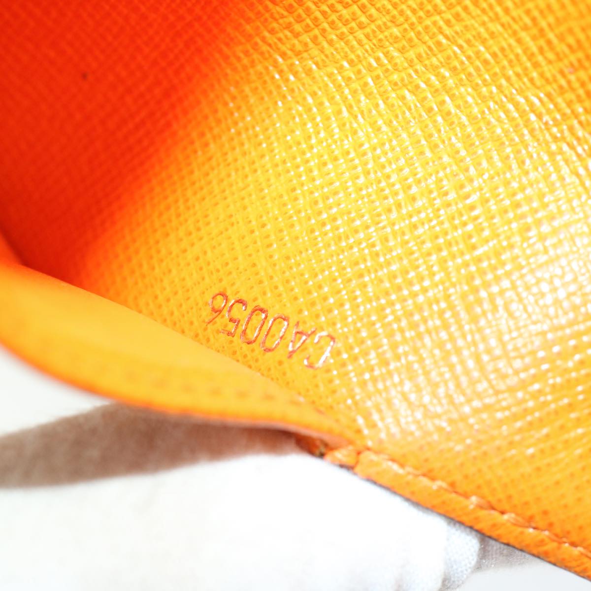 LOUIS VUITTON Monogram Agenda Koala PM Cover Orange R21015 LV Auth 67093