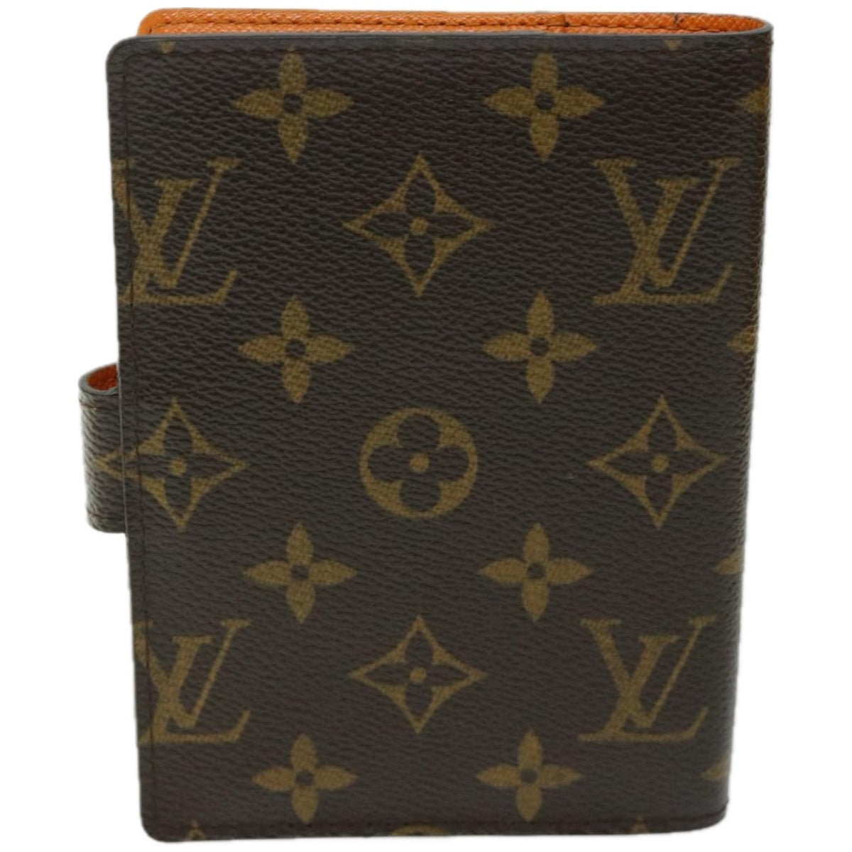 LOUIS VUITTON Monogram Agenda Koala PM Cover Orange R21015 LV Auth 67093