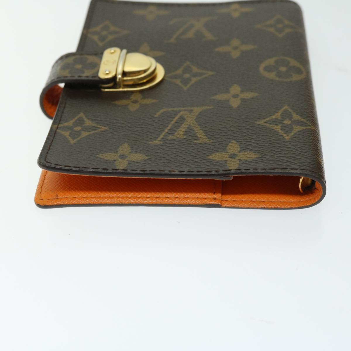 LOUIS VUITTON Monogram Agenda Koala PM Cover Orange R21015 LV Auth 67093