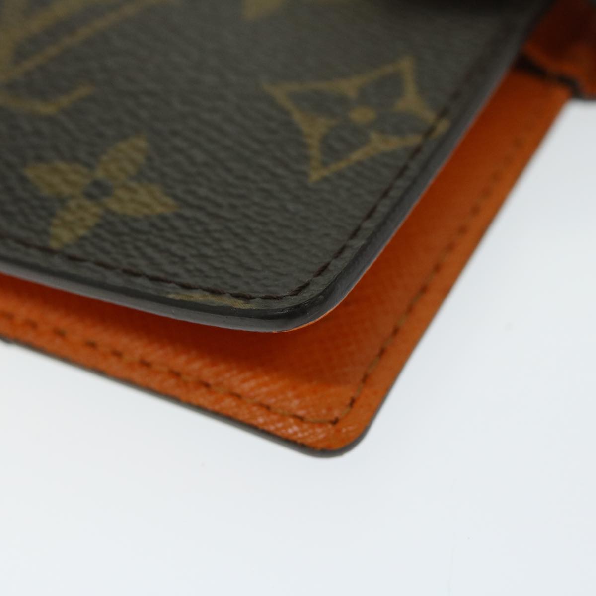 LOUIS VUITTON Monogram Agenda Koala PM Cover Orange R21015 LV Auth 67093