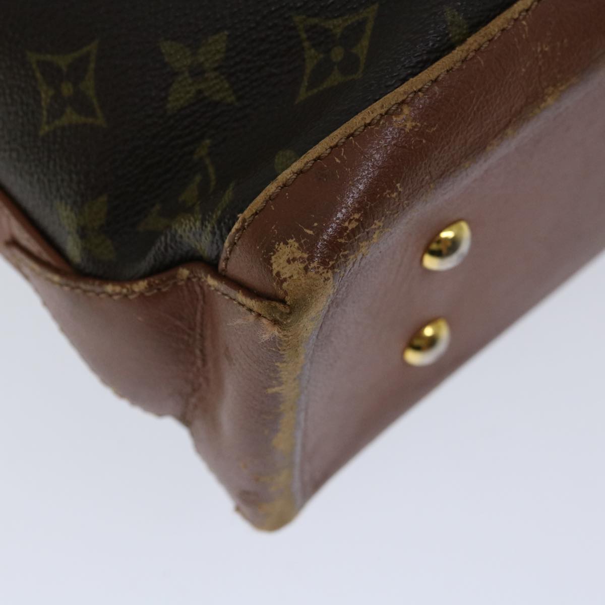 LOUIS VUITTON Monogram Sac Weekend PM Tote Bag M42425 LV Auth 67099