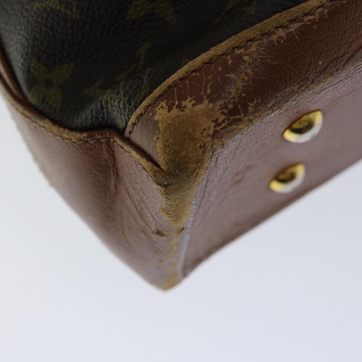 LOUIS VUITTON Monogram Sac Weekend PM Tote Bag M42425 LV Auth 67099