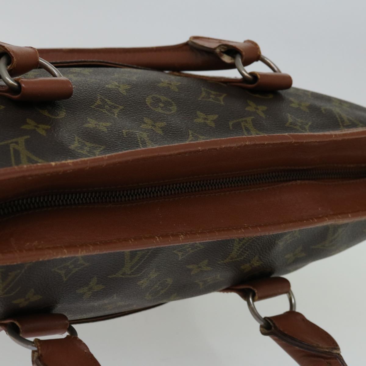 LOUIS VUITTON Monogram Sac Weekend PM Tote Bag M42425 LV Auth 67099