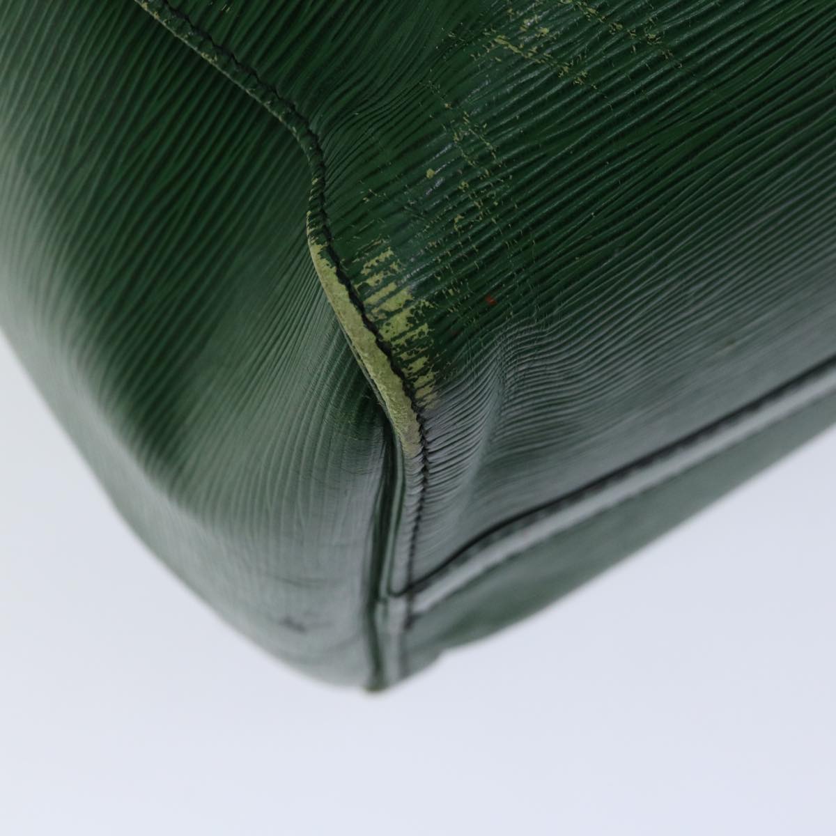 LOUIS VUITTON Epi Keepall 45 Boston Bag Green M42974 LV Auth 67150