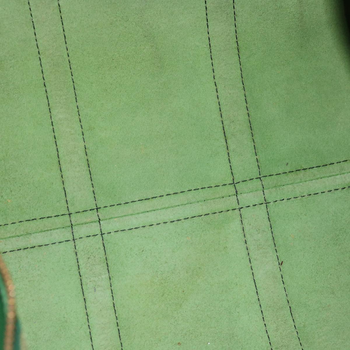 LOUIS VUITTON Epi Keepall 45 Boston Bag Green M42974 LV Auth 67150