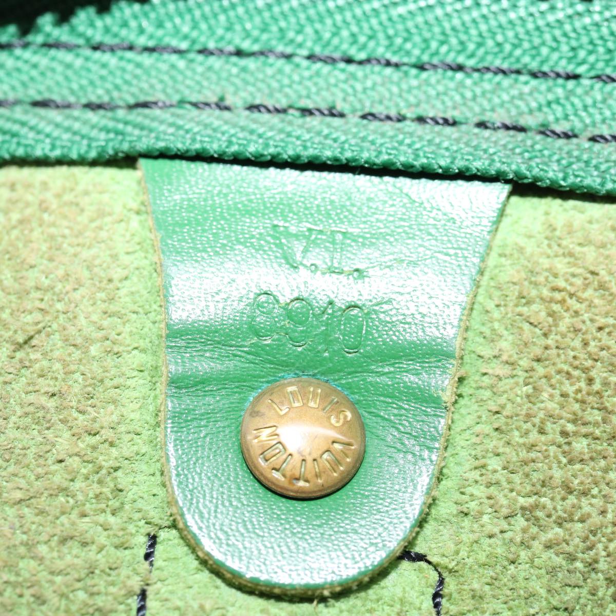 LOUIS VUITTON Epi Keepall 45 Boston Bag Green M42974 LV Auth 67150