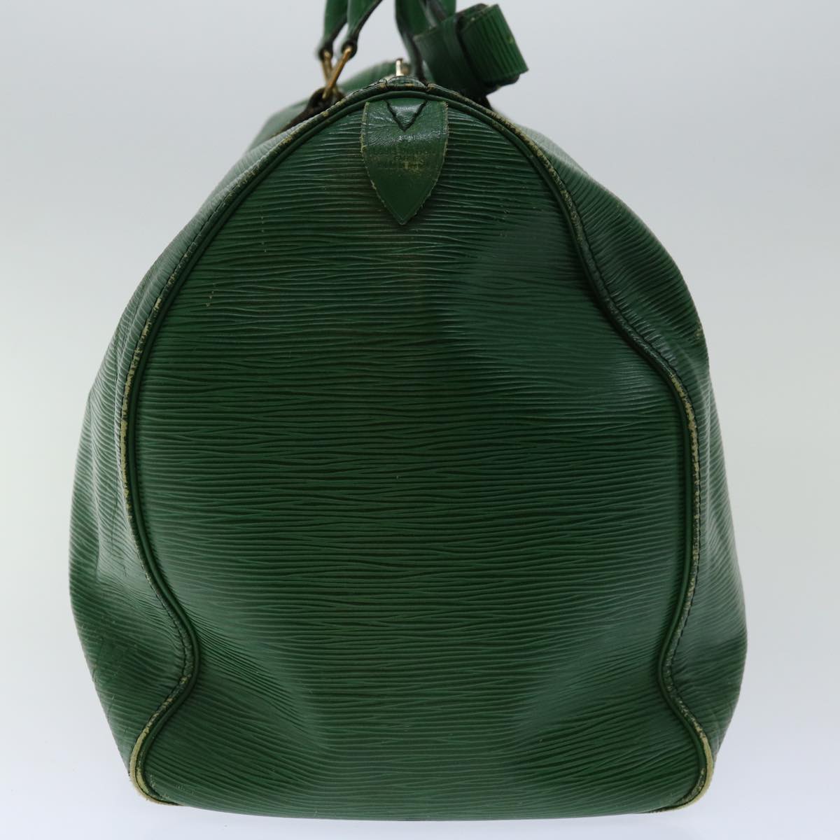 LOUIS VUITTON Epi Keepall 45 Boston Bag Green M42974 LV Auth 67150