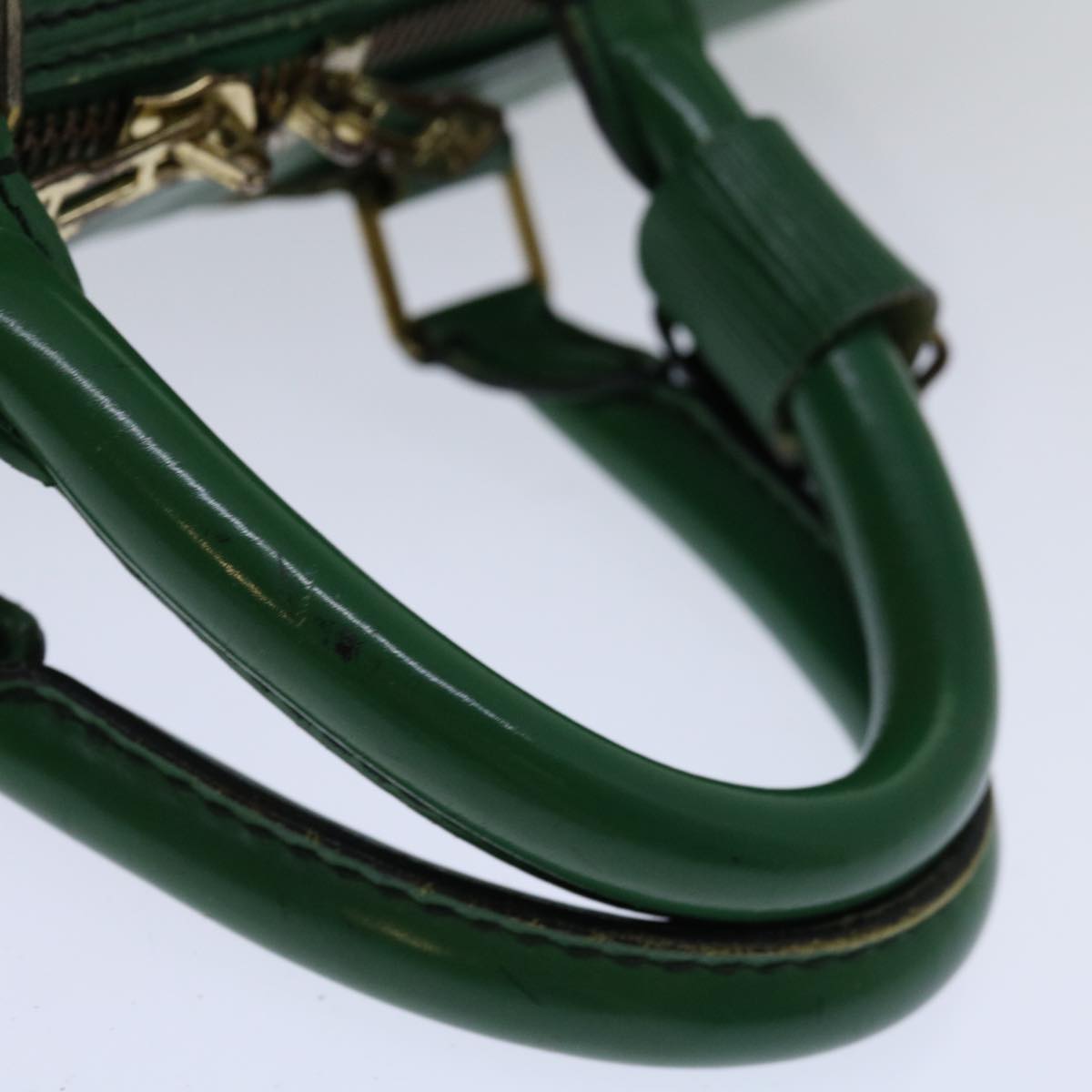 LOUIS VUITTON Epi Keepall 45 Boston Bag Green M42974 LV Auth 67150