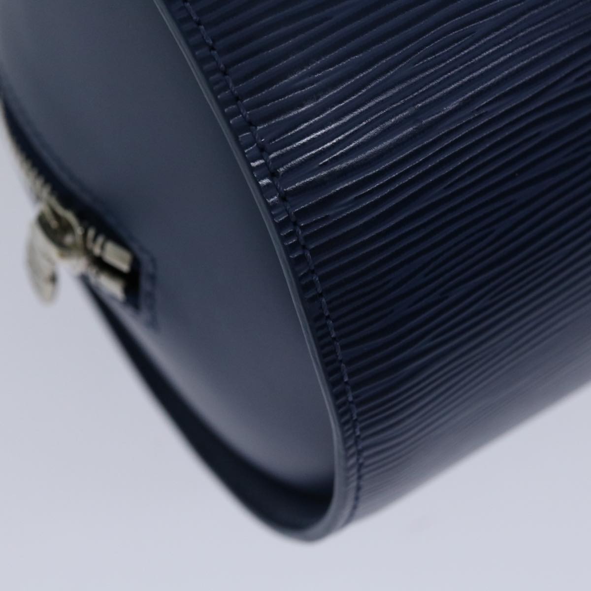 LOUIS VUITTON Epi Soufflot Hand Bag Blue Myrtille M5222G LV Auth 67456A