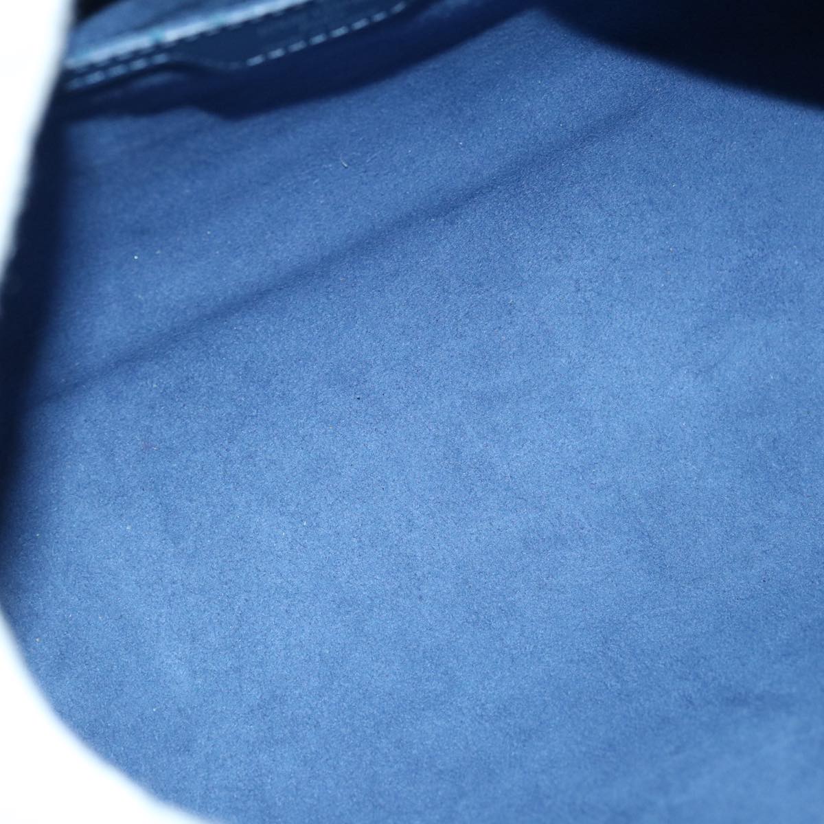 LOUIS VUITTON Epi Soufflot Hand Bag Blue Myrtille M5222G LV Auth 67456A