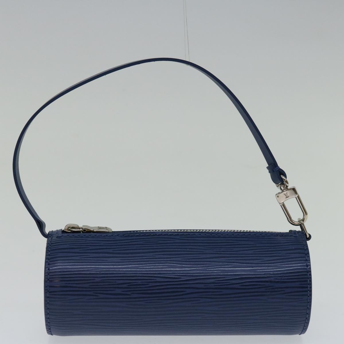 LOUIS VUITTON Epi Soufflot Hand Bag Blue Myrtille M5222G LV Auth 67456A