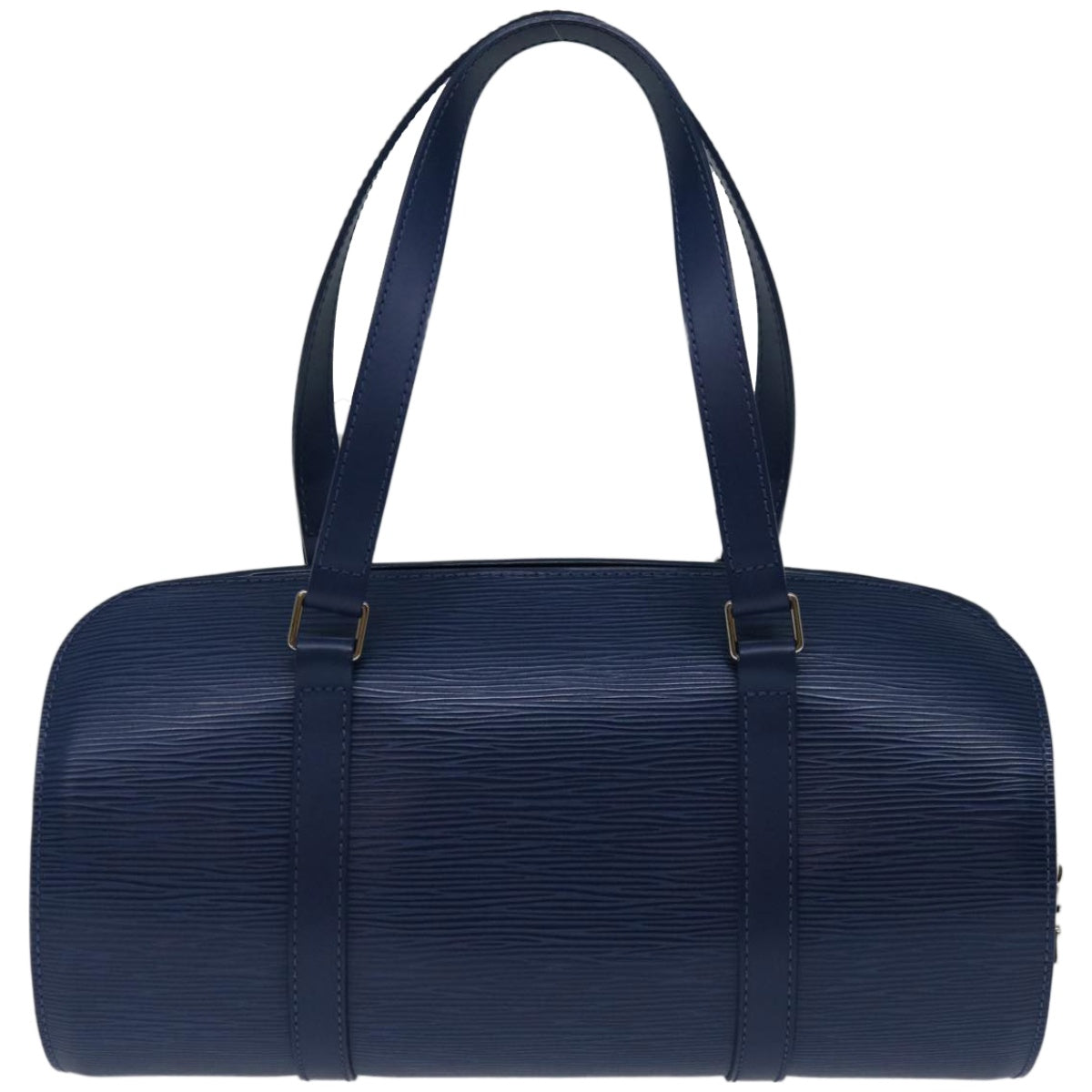 LOUIS VUITTON Epi Soufflot Hand Bag Blue Myrtille M5222G LV Auth 67456A