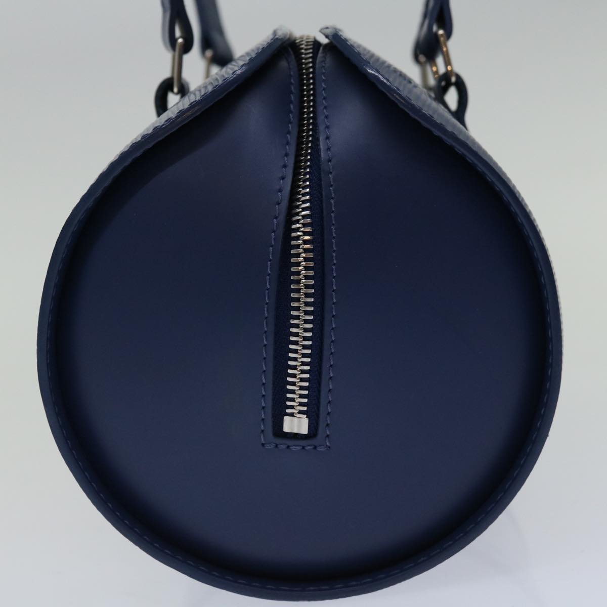 LOUIS VUITTON Epi Soufflot Hand Bag Blue Myrtille M5222G LV Auth 67456A