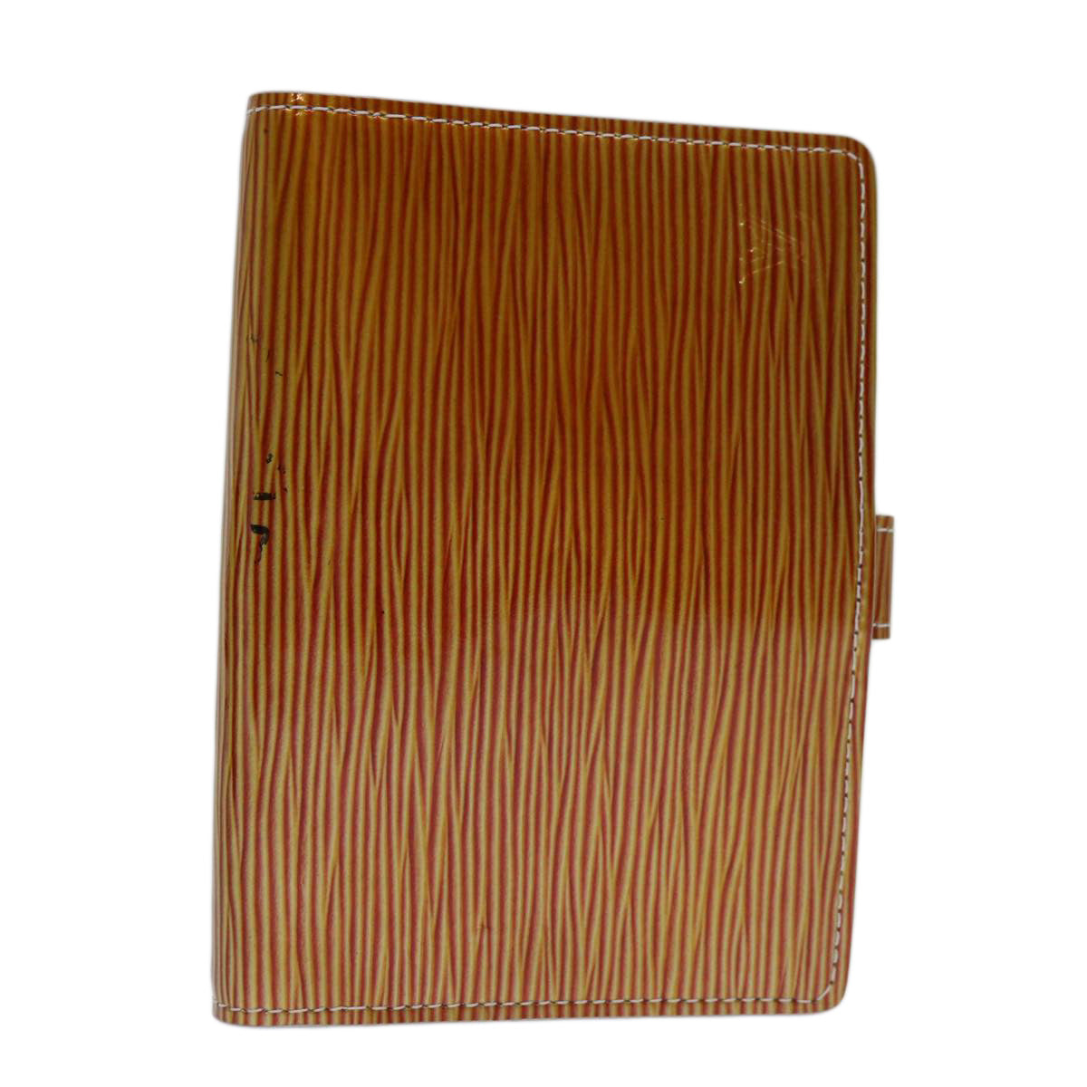LOUIS VUITTON Cyber Epi Agenda PM Day Planner Cover Orange M99081 LV Auth 67475