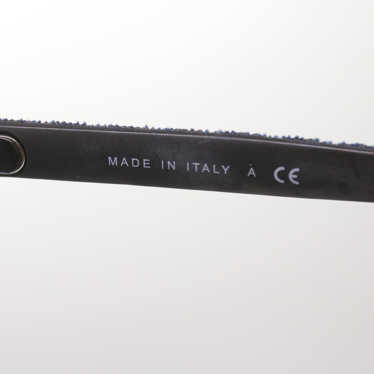 CHANEL Sunglasses plastic Blue CC Auth 67511