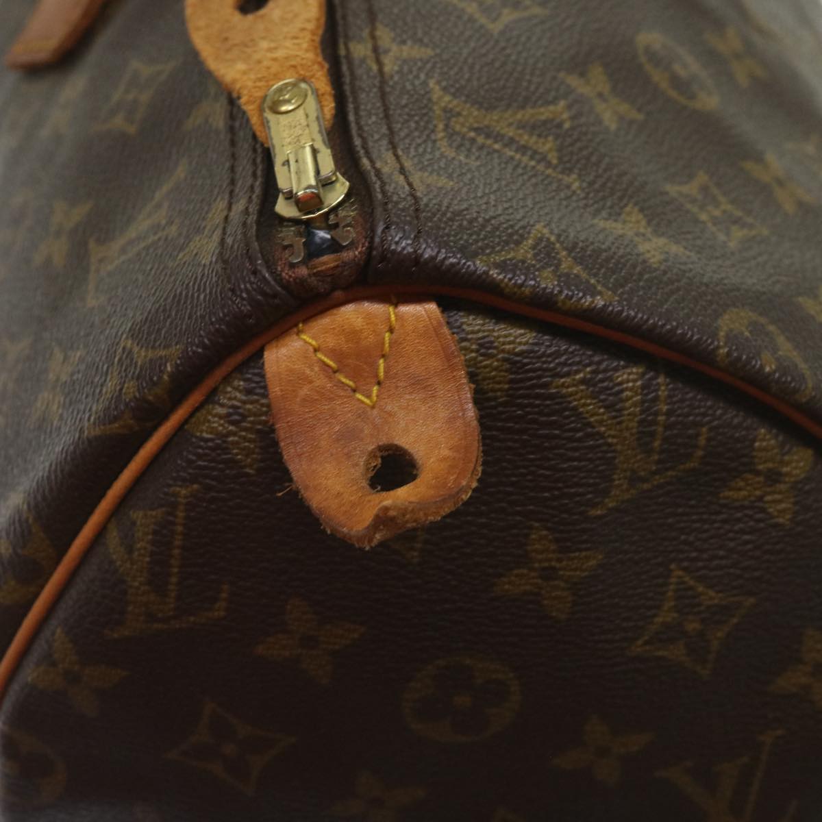 LOUIS VUITTON Monogram Speedy 40 Hand Bag M41522 LV Auth 67575