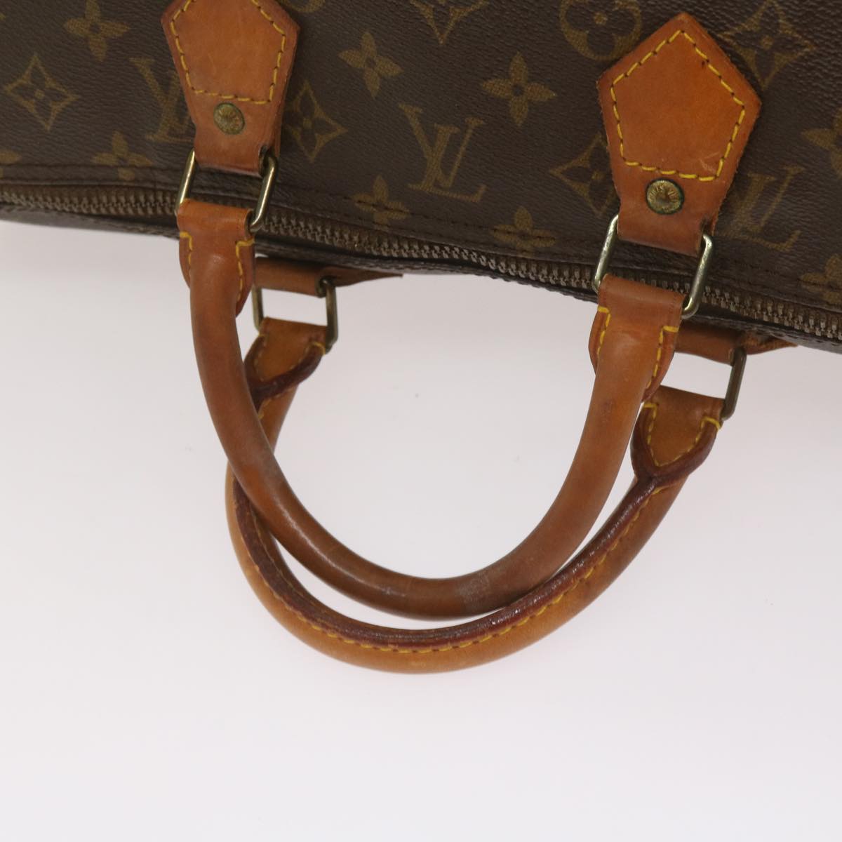 LOUIS VUITTON Monogram Speedy 40 Hand Bag M41522 LV Auth 67575