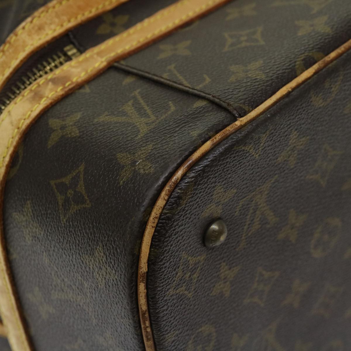 LOUIS VUITTON Monogram Sac Sports Boston Bag M41444 LV Auth 67665