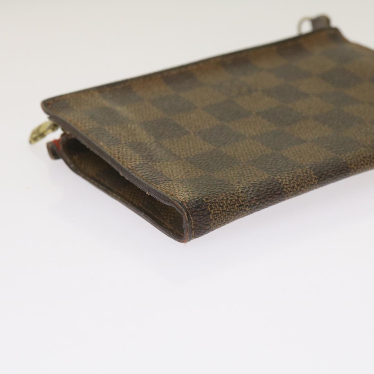 LOUIS VUITTON Damier Ebene Marais Pouch LV Auth 67811
