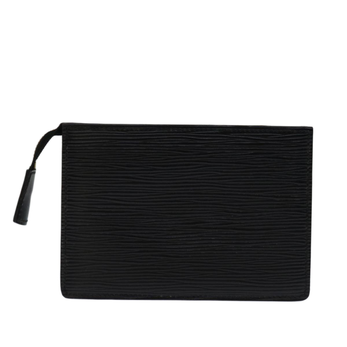 LOUIS VUITTON Epi Trousse Poche Toilette 15 Pouch Black LV Auth 67856