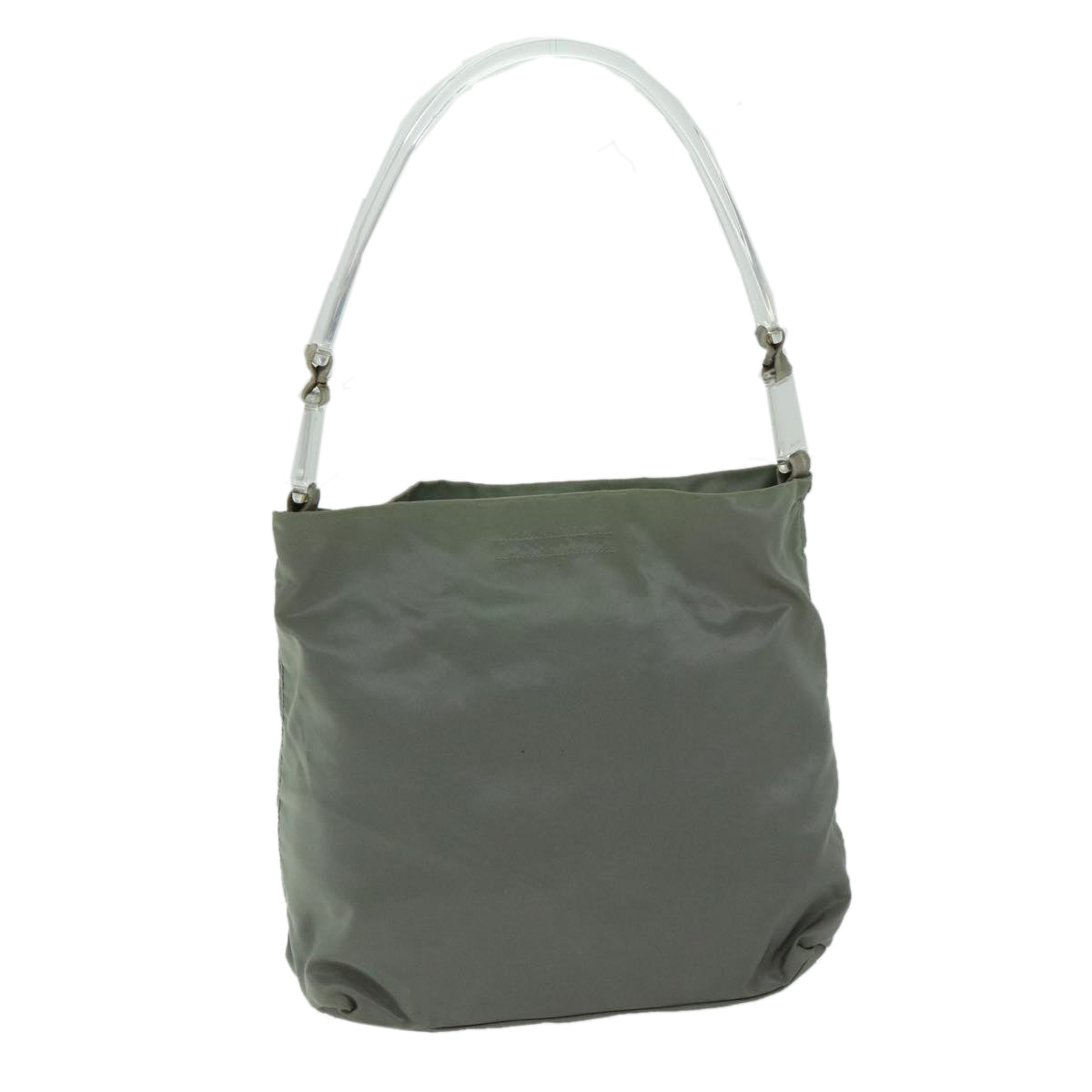PRADA Shoulder Bag Nylon Khaki Auth 67988