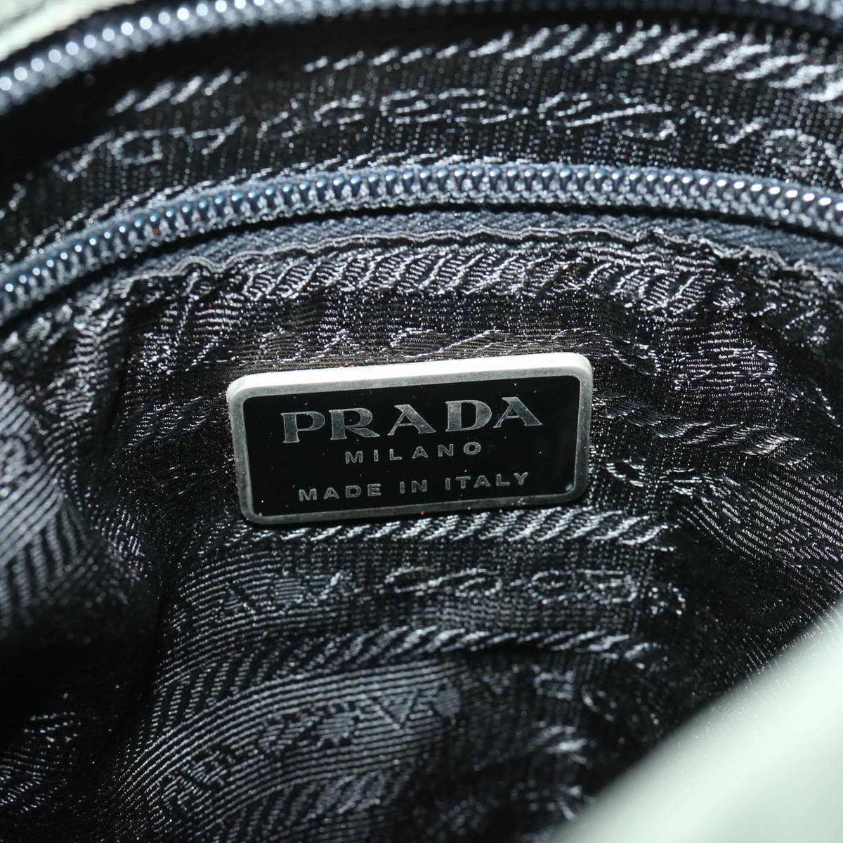 PRADA Shoulder Bag Nylon Khaki Auth 67988