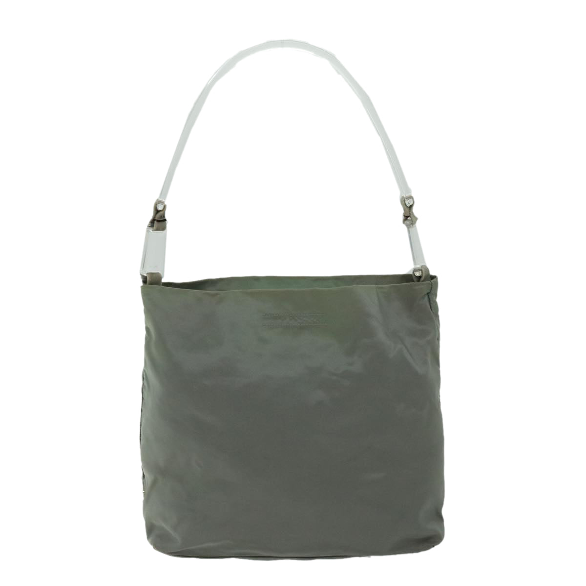 PRADA Shoulder Bag Nylon Khaki Auth 67988