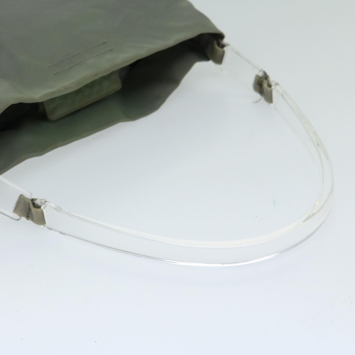 PRADA Shoulder Bag Nylon Khaki Auth 67988