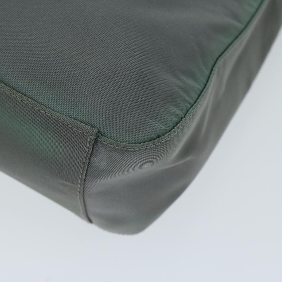 PRADA Shoulder Bag Nylon Khaki Auth 68087