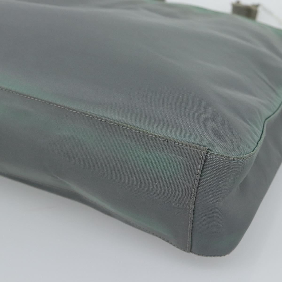 PRADA Shoulder Bag Nylon Khaki Auth 68087