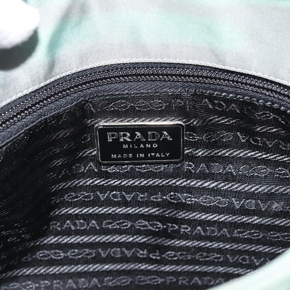 PRADA Shoulder Bag Nylon Khaki Auth 68087