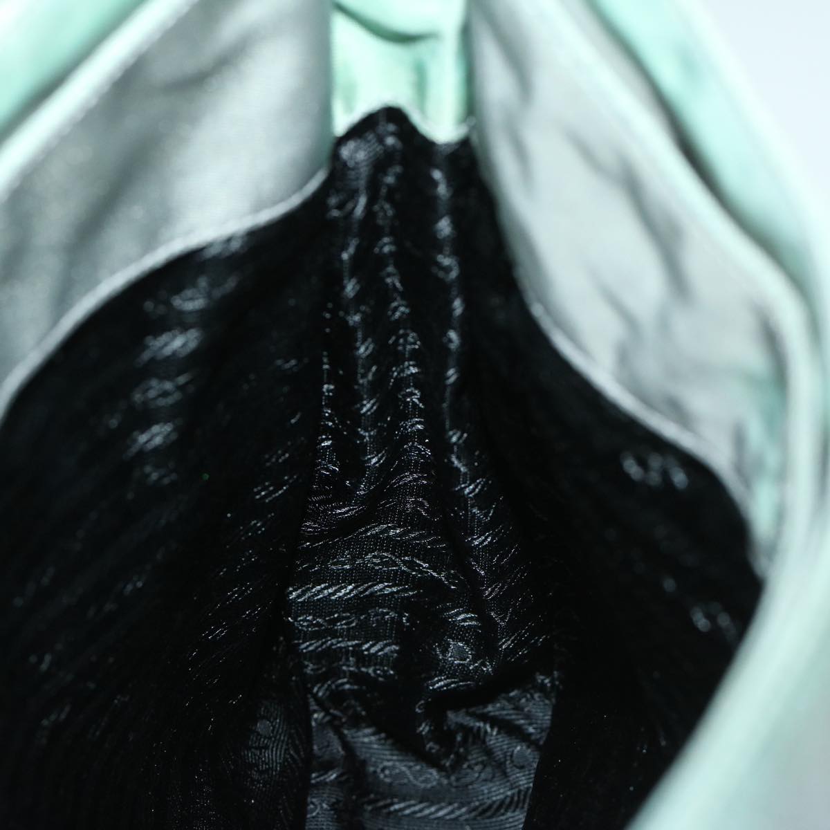 PRADA Shoulder Bag Nylon Khaki Auth 68087