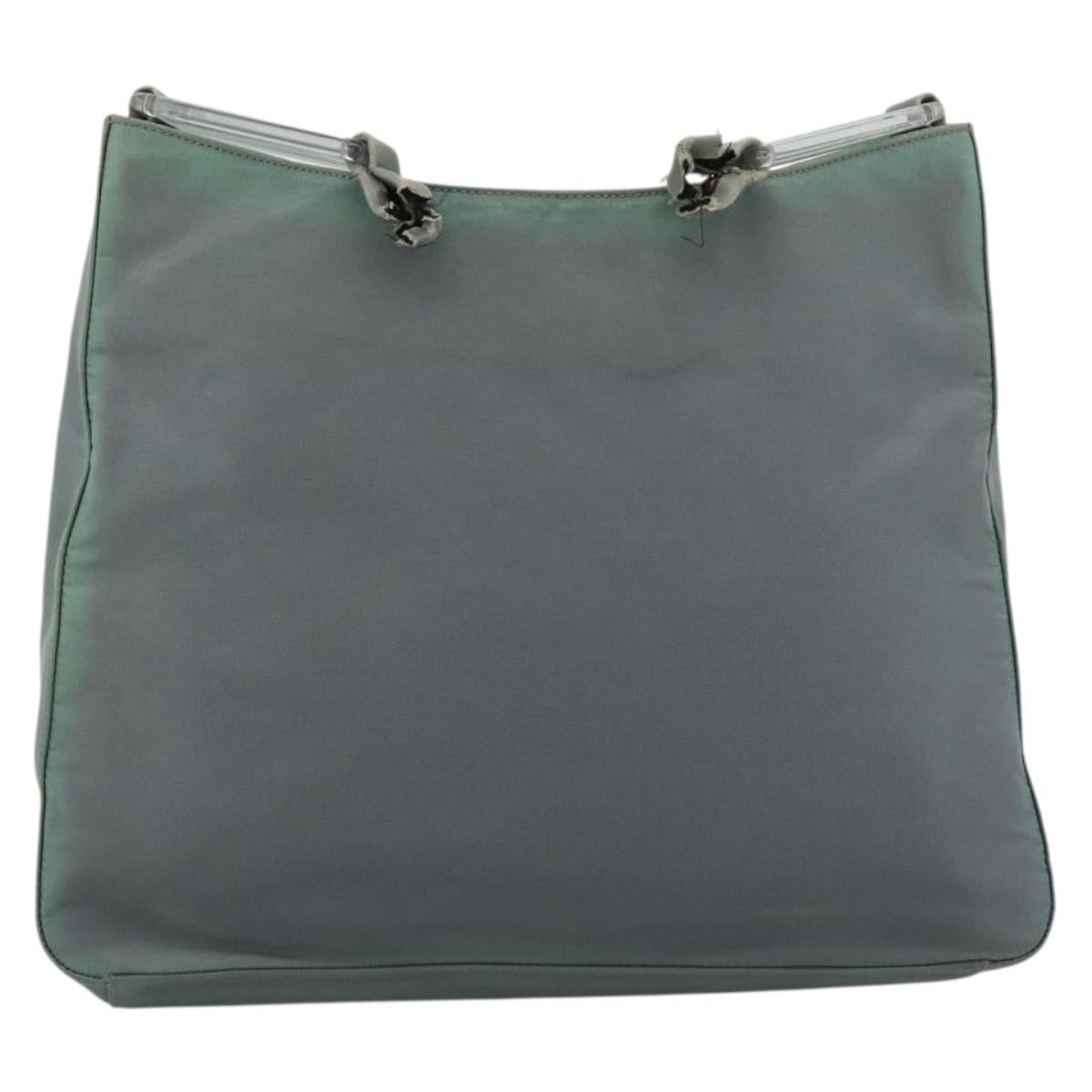 PRADA Shoulder Bag Nylon Khaki Auth 68087