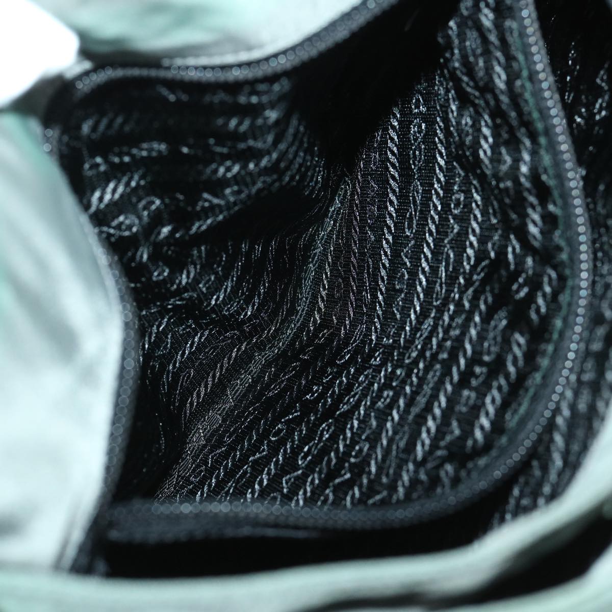 PRADA Shoulder Bag Nylon Khaki Auth 68087