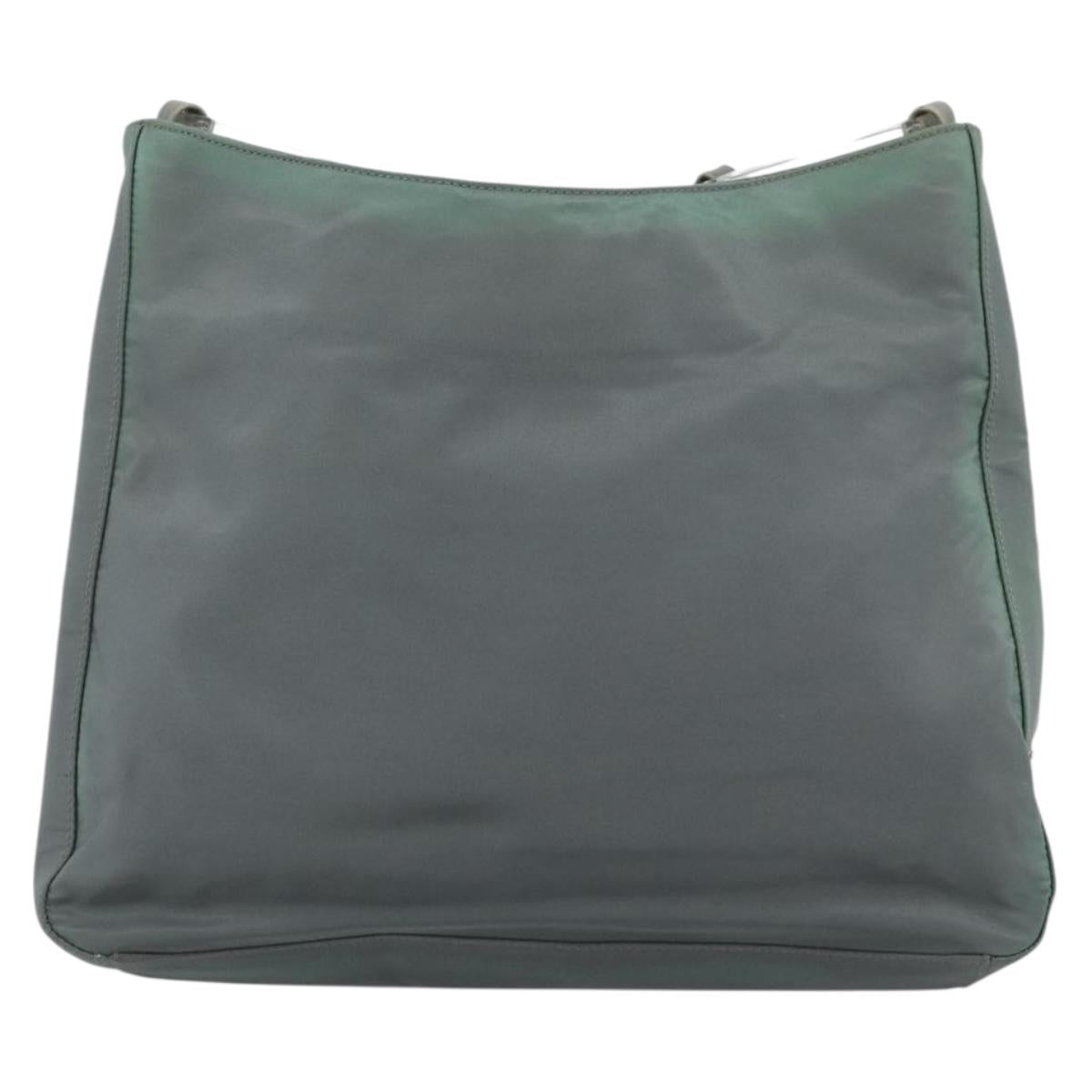 PRADA Shoulder Bag Nylon Khaki Auth 68087
