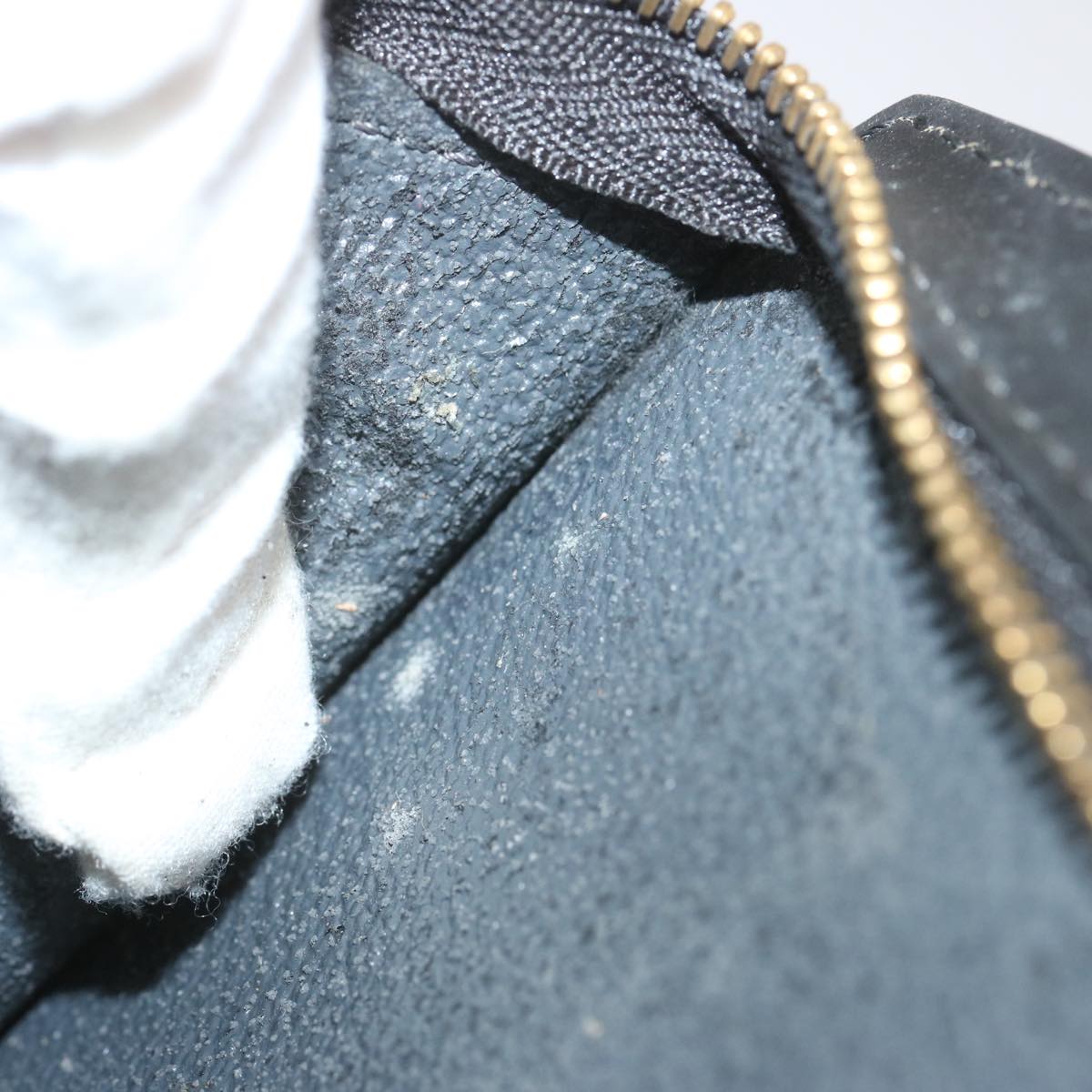 LOUIS VUITTON Epi Trousse Crete Clutch Bag Black M48402 LV Auth 68357