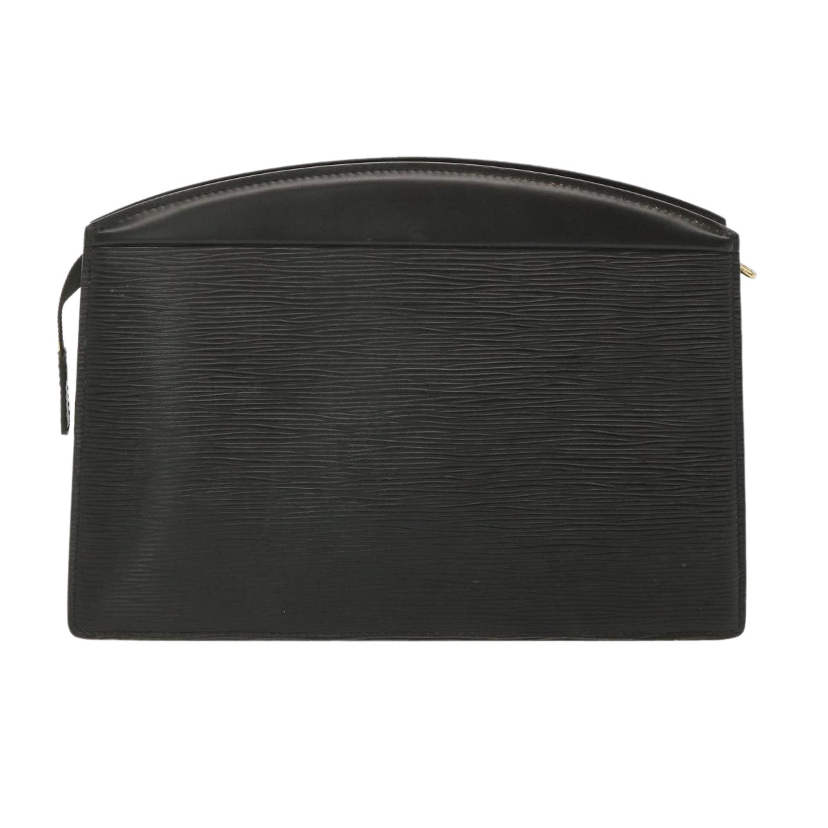 LOUIS VUITTON Epi Trousse Crete Clutch Bag Black M48402 LV Auth 68357