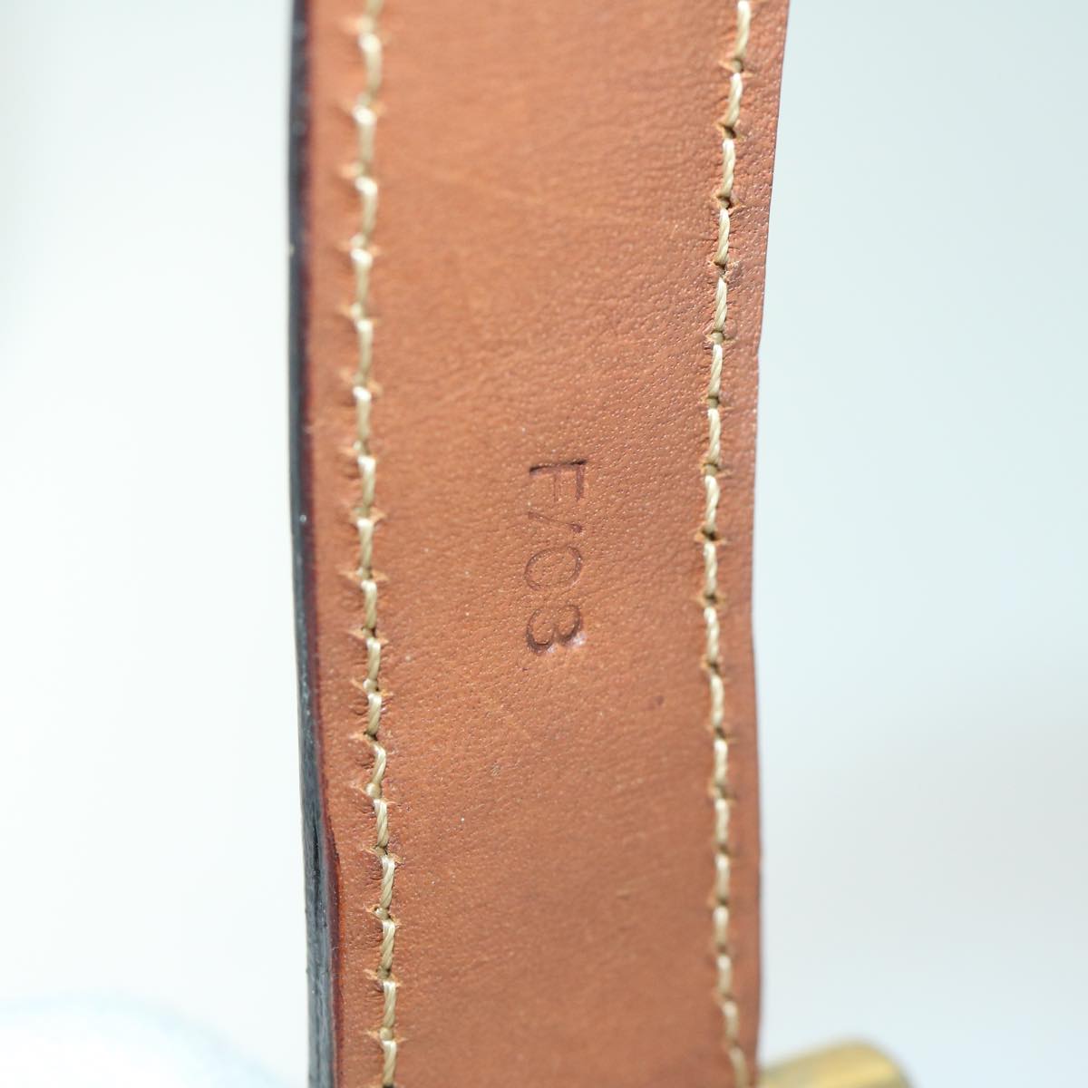 CELINE Macadam Canvas Hand Bag PVC Brown Auth 68360
