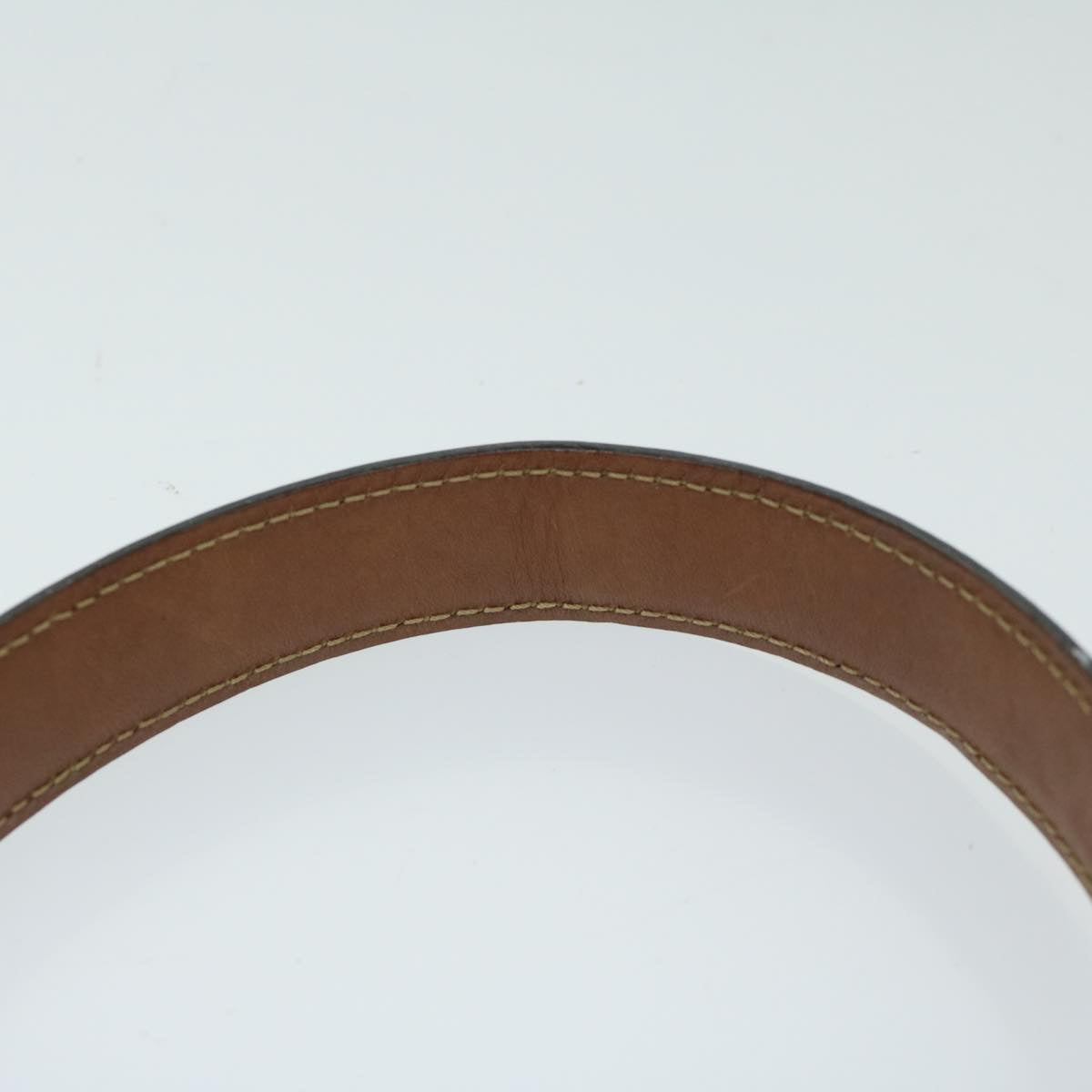 CELINE Macadam Canvas Hand Bag PVC Brown Auth 68360