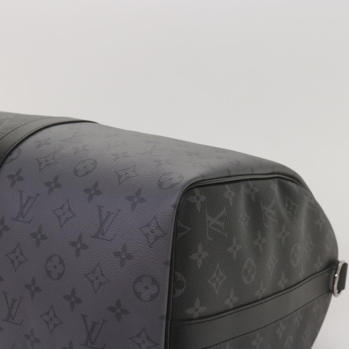 LOUIS VUITTON Eclipse Reverse Keepall Bandouliere 50 Bag M45392 LV Auth 68414SM