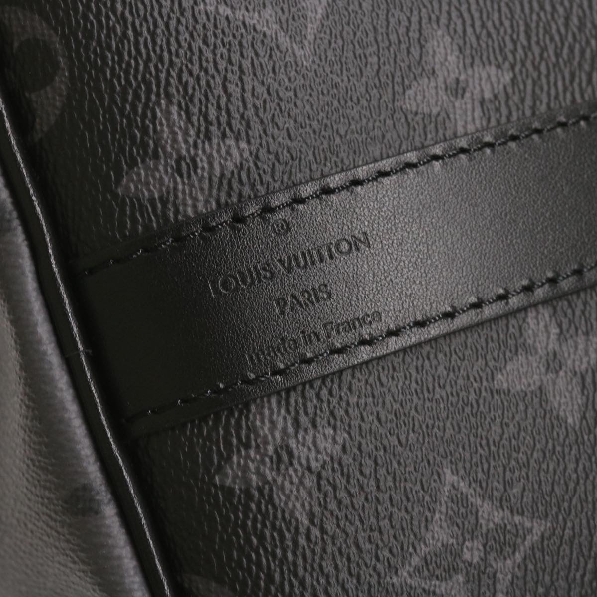 LOUIS VUITTON Eclipse Reverse Keepall Bandouliere 50 Bag M45392 LV Auth 68414SM
