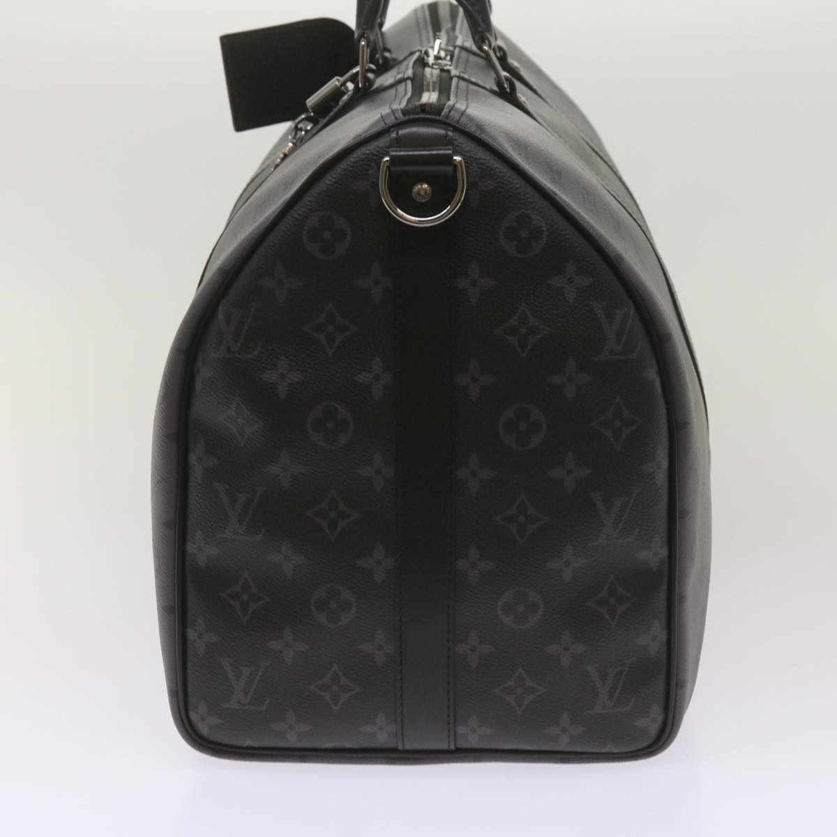 LOUIS VUITTON Eclipse Reverse Keepall Bandouliere 50 Bag M45392 LV Auth 68414SM