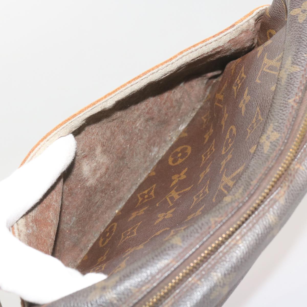 LOUIS VUITTON Monogram Compiegne 28 Clutch Bag M51845 LV Auth 68497
