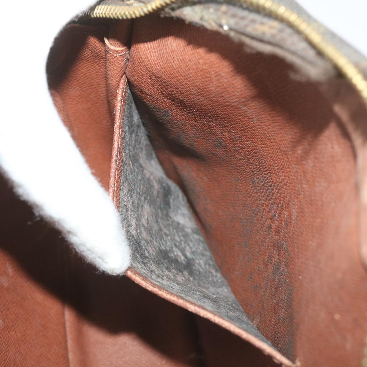 LOUIS VUITTON Monogram Compiegne 28 Clutch Bag M51845 LV Auth 68497