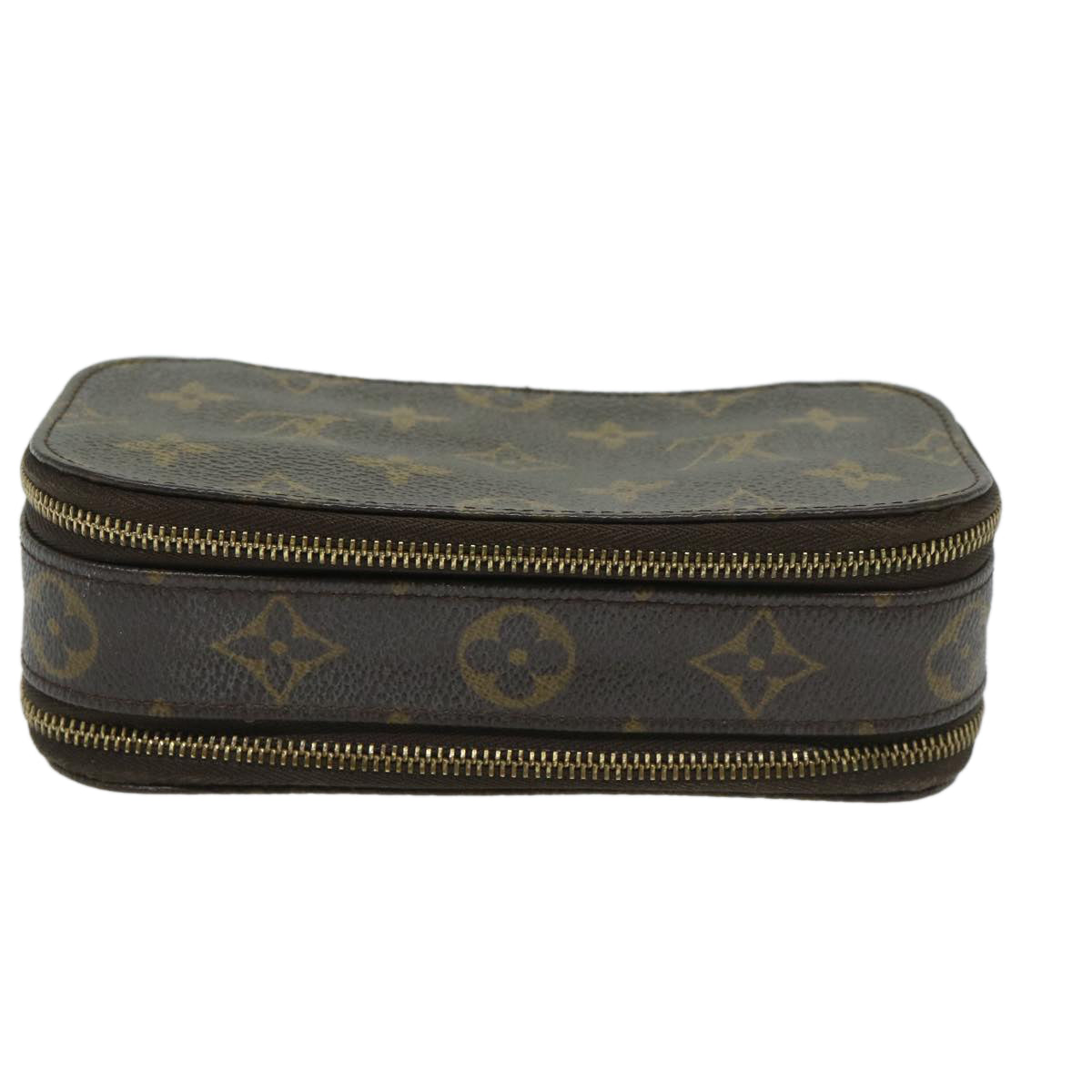 LOUIS VUITTON Monogram Trousse Brush PM Cosmetic Pouch M47510 LV Auth 68712