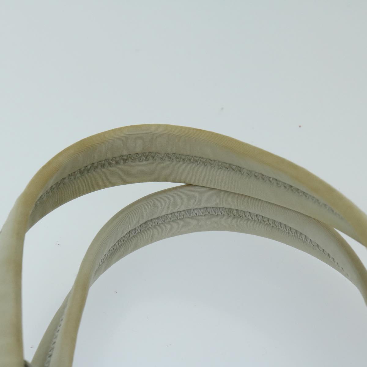 PRADA Hand Bag Nylon Gray Auth 68818