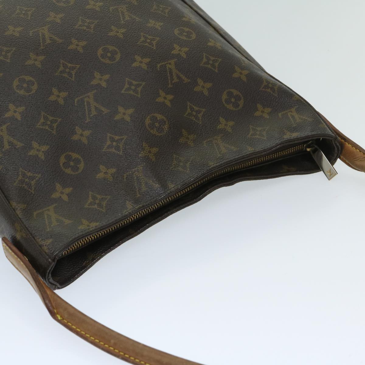 LOUIS VUITTON Monogram Looping GM Shoulder Bag M51145 LV Auth 68859