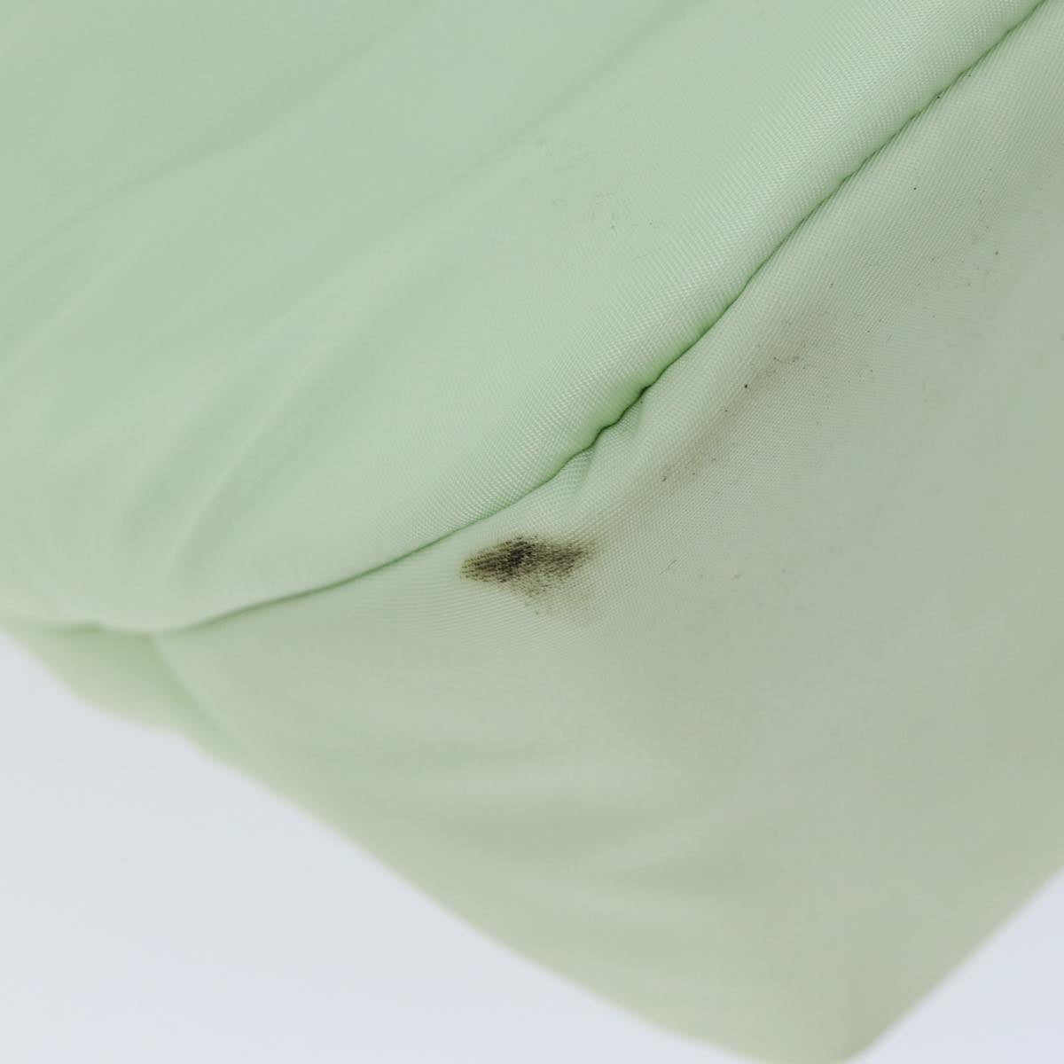 PRADA Hand Bag Nylon 2way Light Green Auth 68918AV