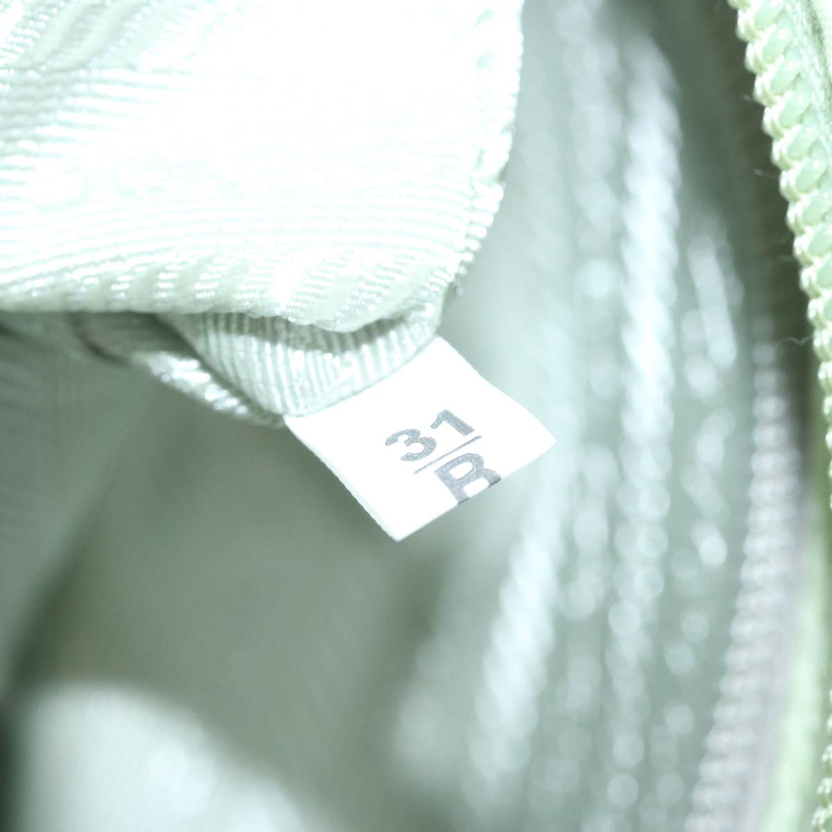 PRADA Hand Bag Nylon 2way Light Green Auth 68918AV