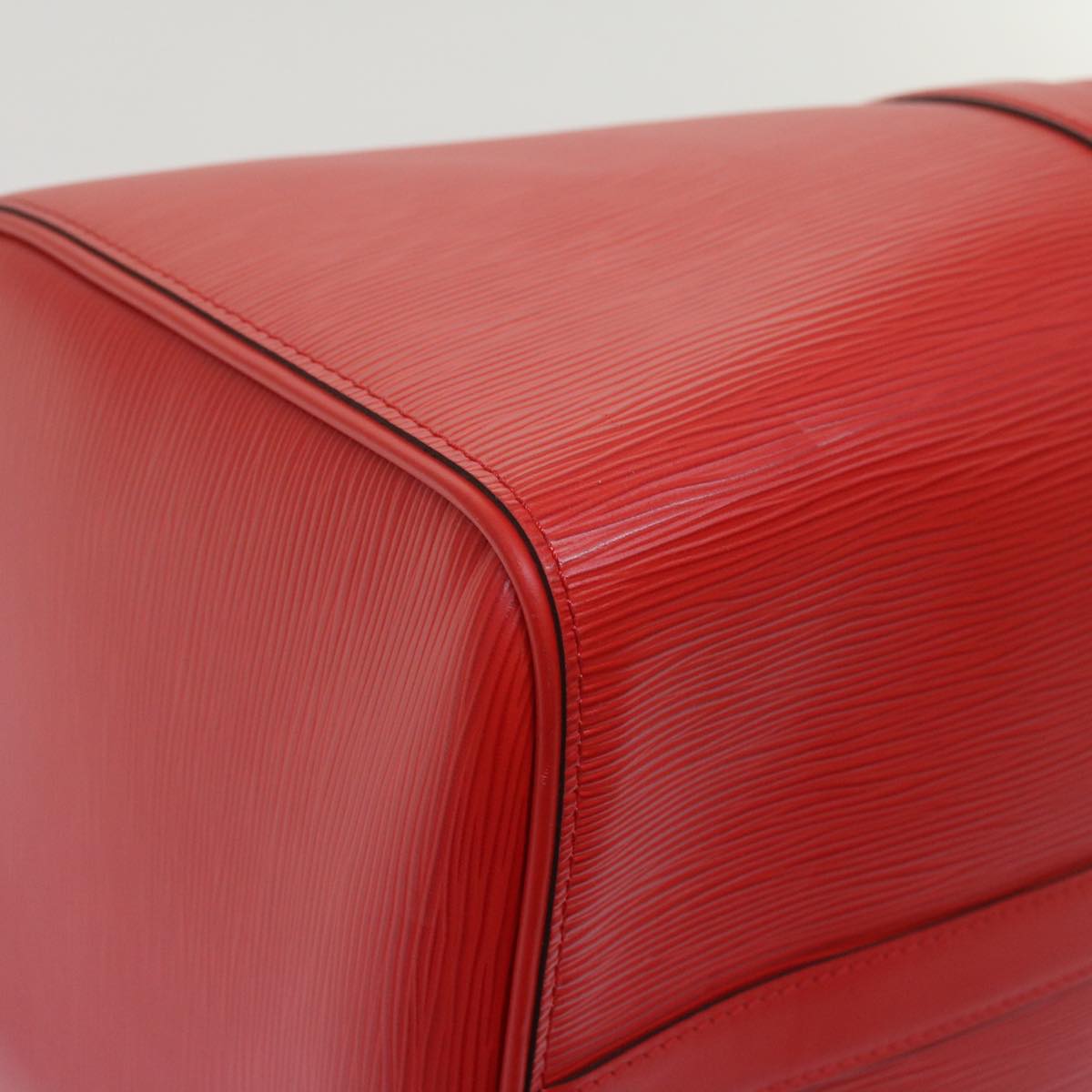 LOUIS VUITTON Epi Supreme Keepall Bandouliere 45 Bag Red M53419 LV Auth 69102S